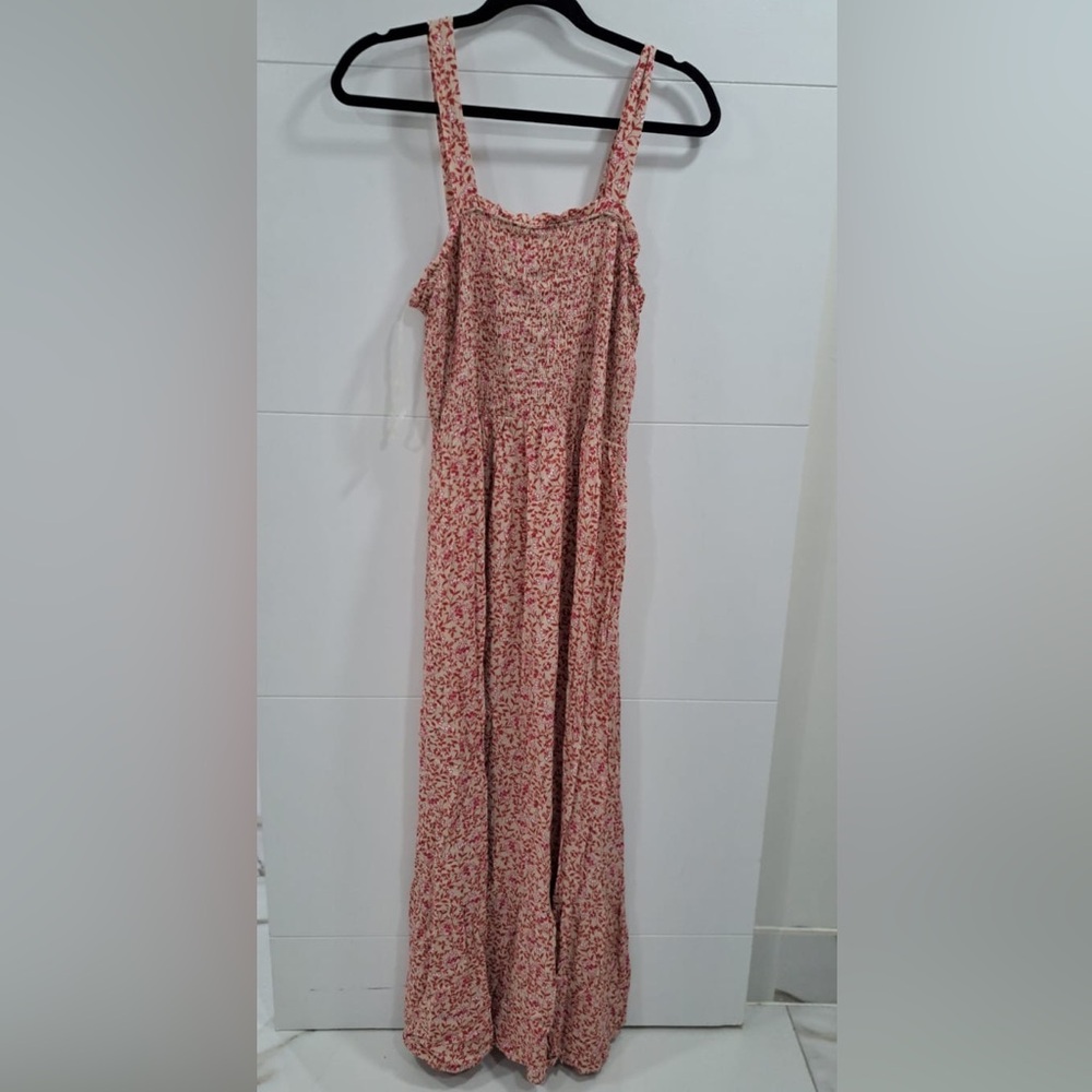 C&C California Pink Floral Maxi Dress